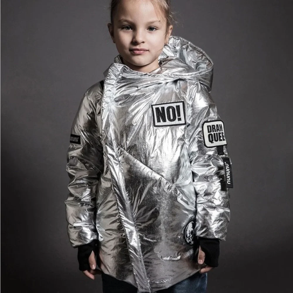 Nununu Kids Metallic Puffer | Super Patch Down Jacket